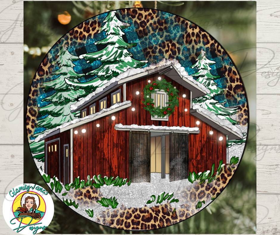 RED BARN ORNAMENT