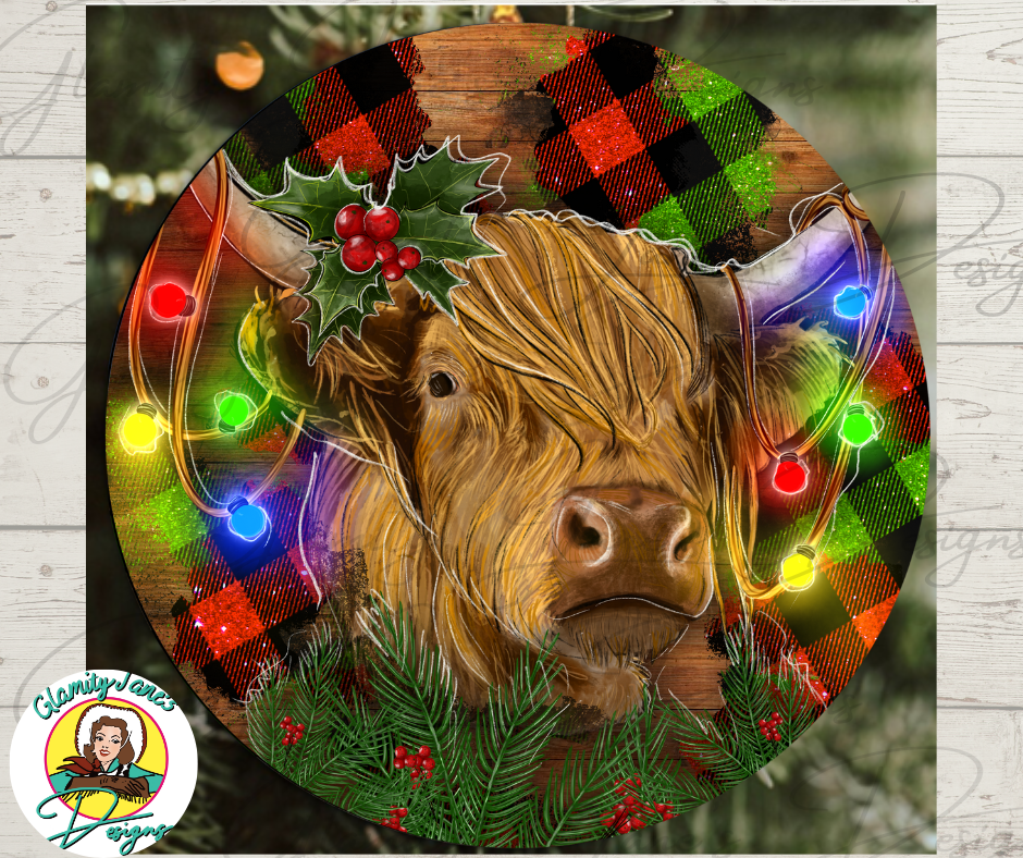 HIGHLAND COW ORNAMENT