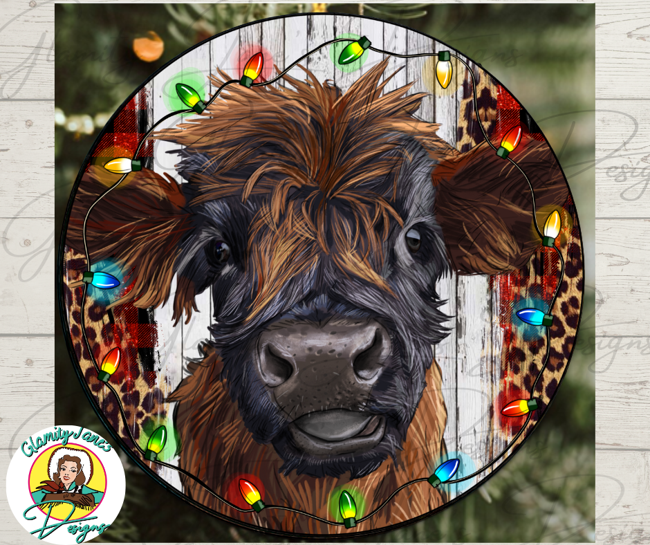 HIGHLAND CALF ORNAMENT