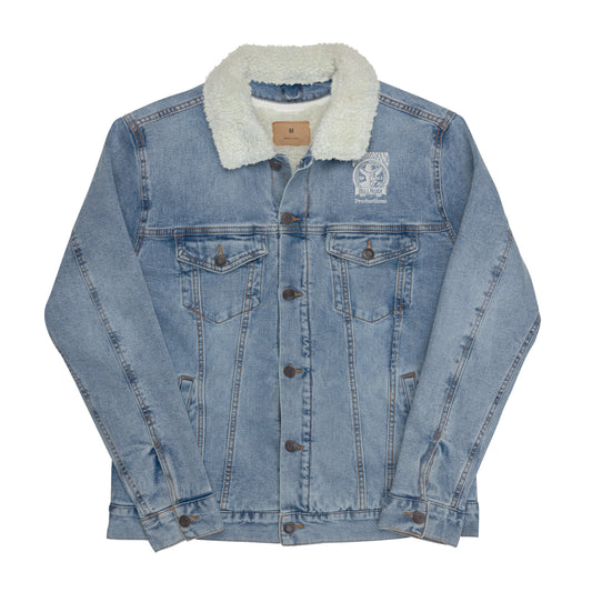 5F Bucking Bulls Unisex denim sherpa jacket
