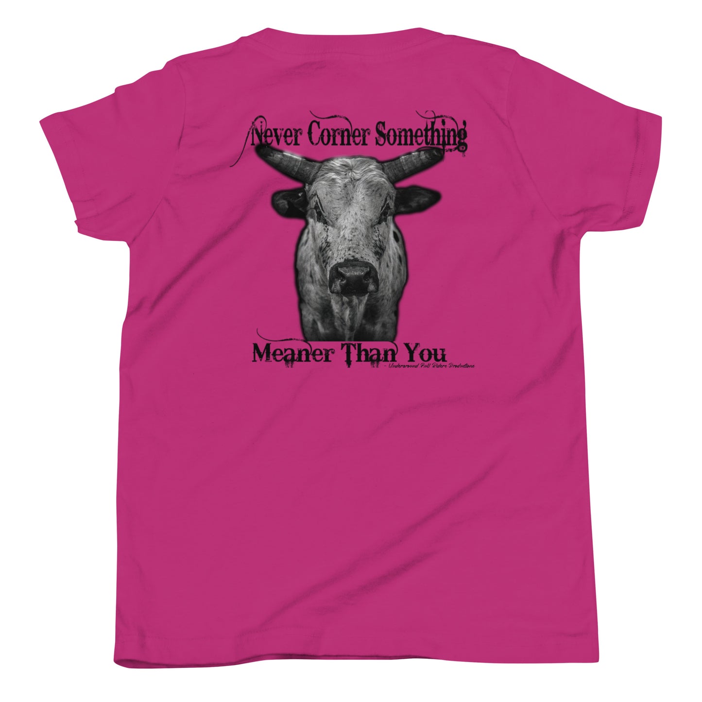 Never Corner Something Meaner Than You Youth Tee