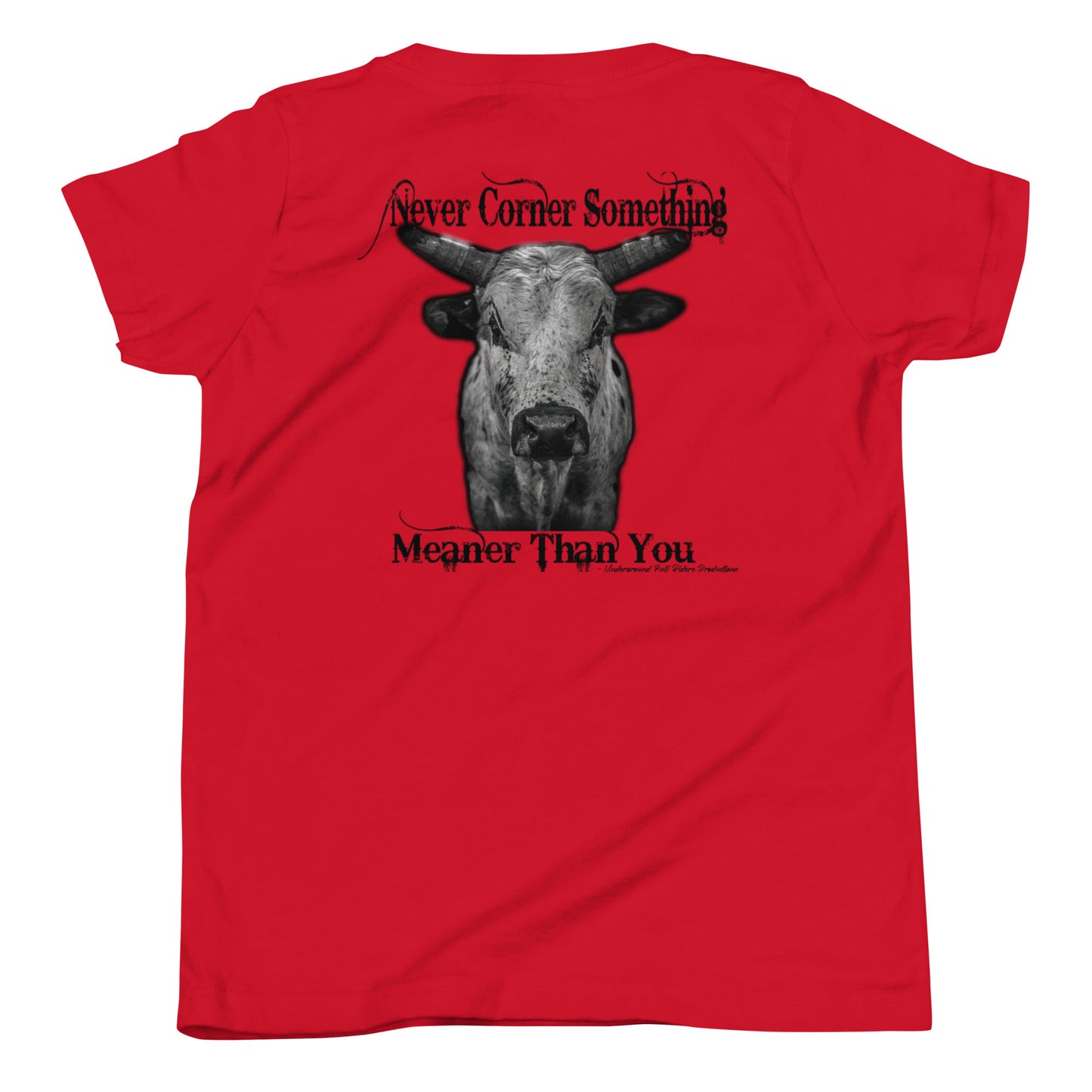 Never Corner Something Meaner Than You Youth Tee