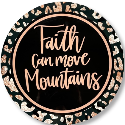 Faith Can Move Mountains Car coaster