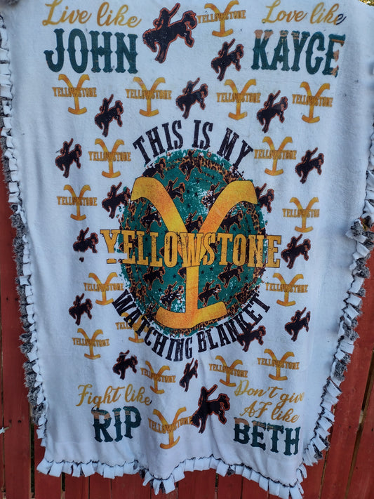 YELLOWSTON FLEECE BLANKET