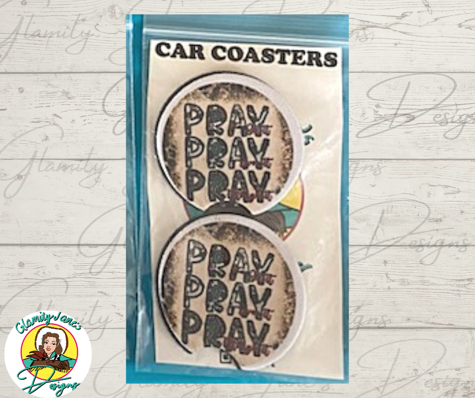 Pray Car coaster