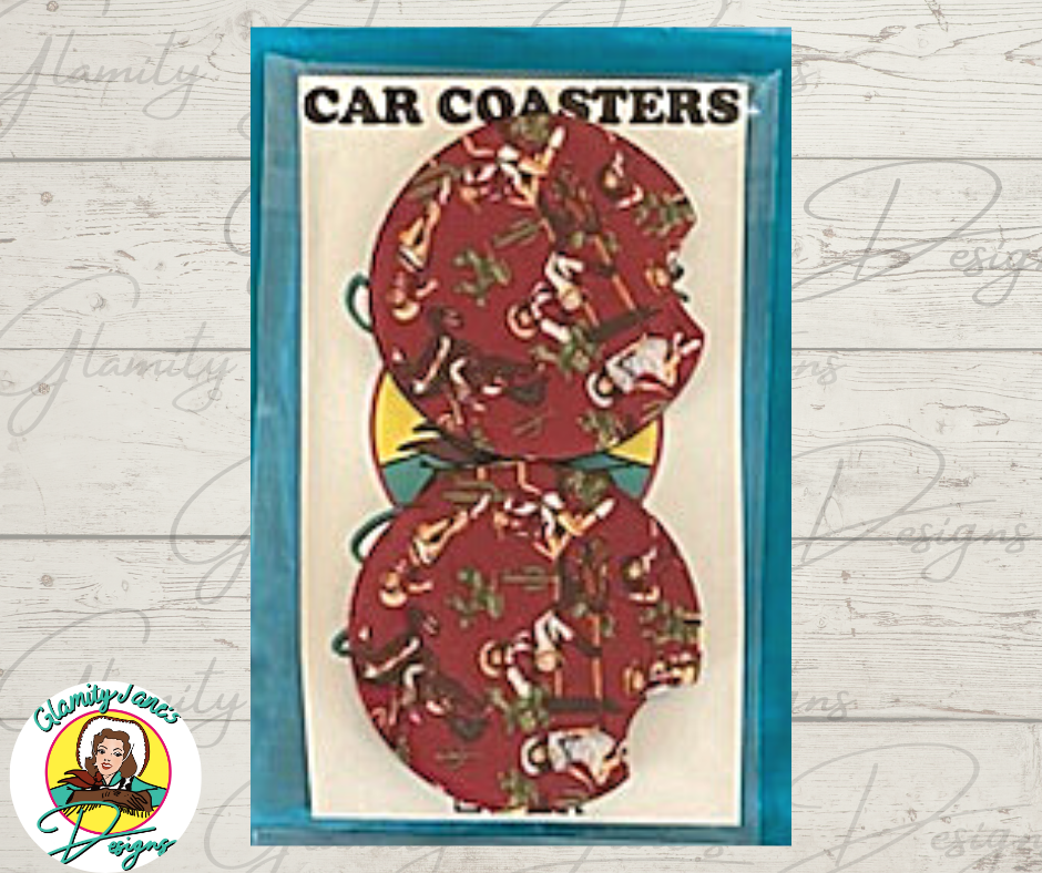 Red Lady Car coaster